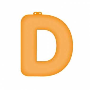 Oranje d opblaasletter